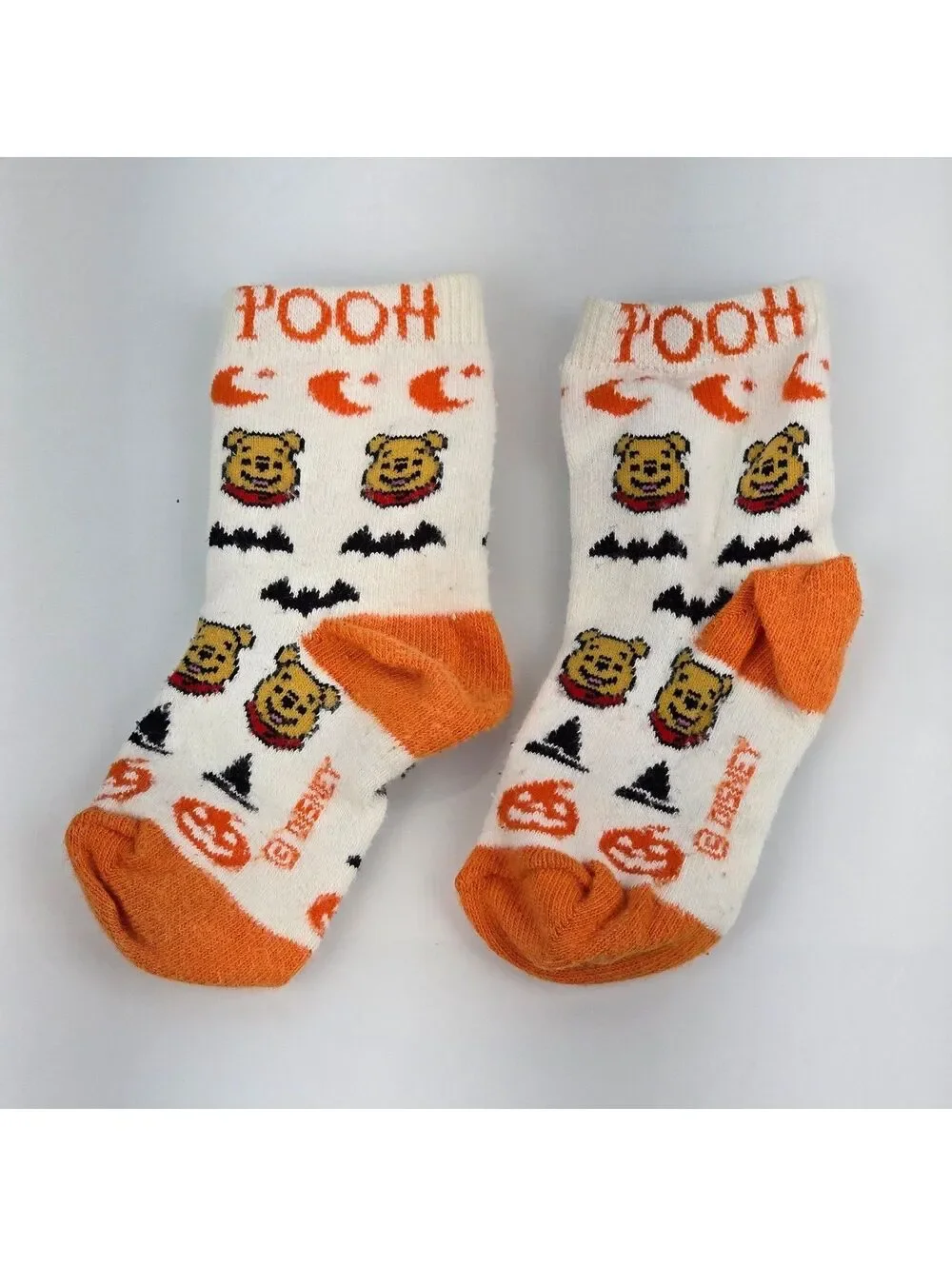 Vintage Disney Winnie the Pooh Halloween Socks 12-18-24 2T Baby Toddler Clothes